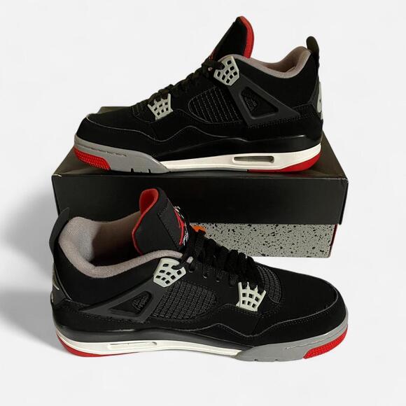 Jordan 4 retro bred 2019 - size 11 M / 12.5 W US / 44 EU main image 5